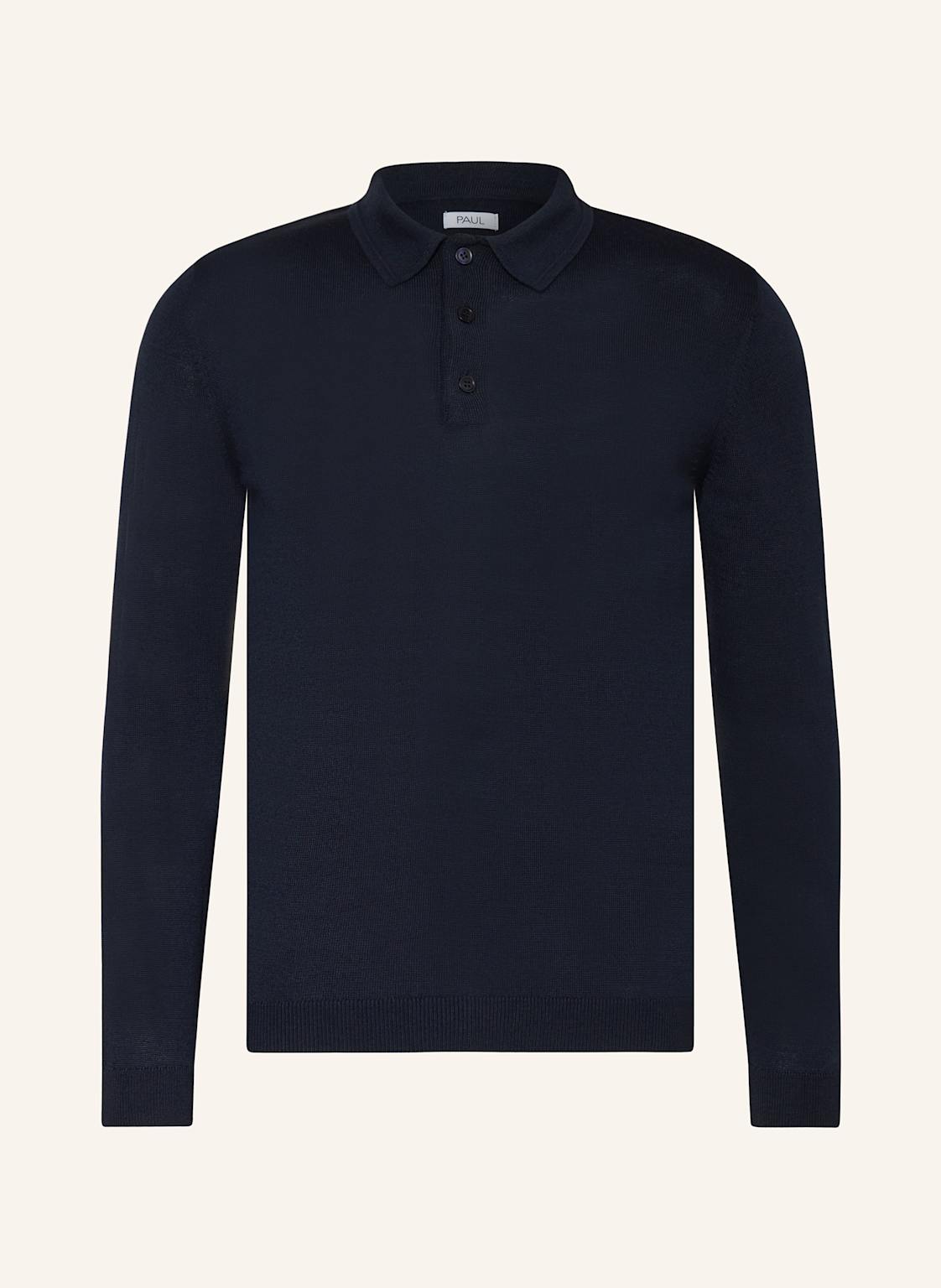 Paul Strick-Poloshirt blau Paul Strick-Poloshirt blau von PAUL