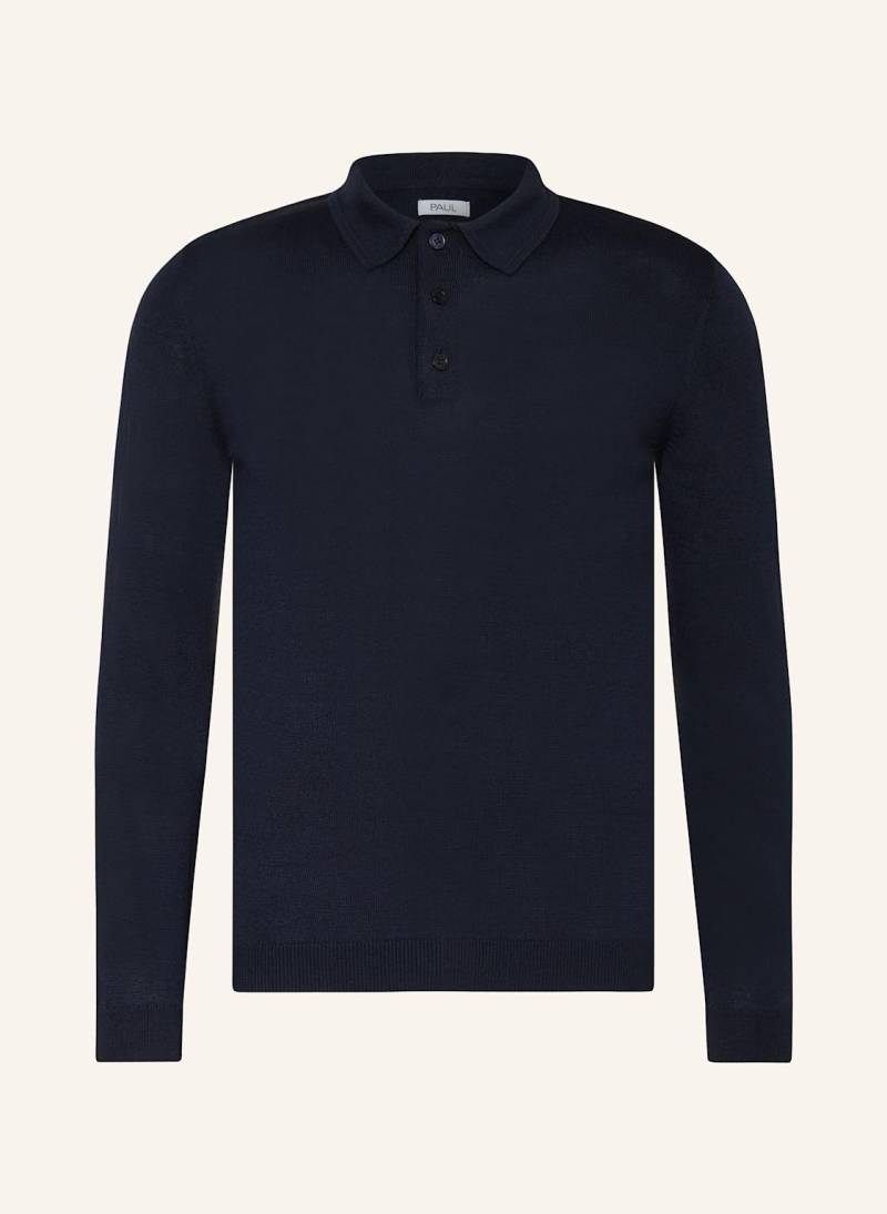 Paul Strick-Poloshirt blau Paul Strick-Poloshirt blau von PAUL