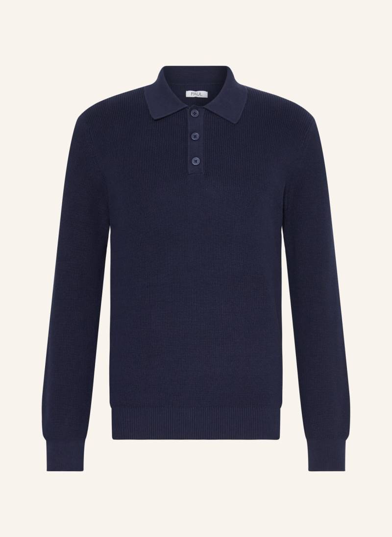 Paul Strick-Poloshirt blau von PAUL