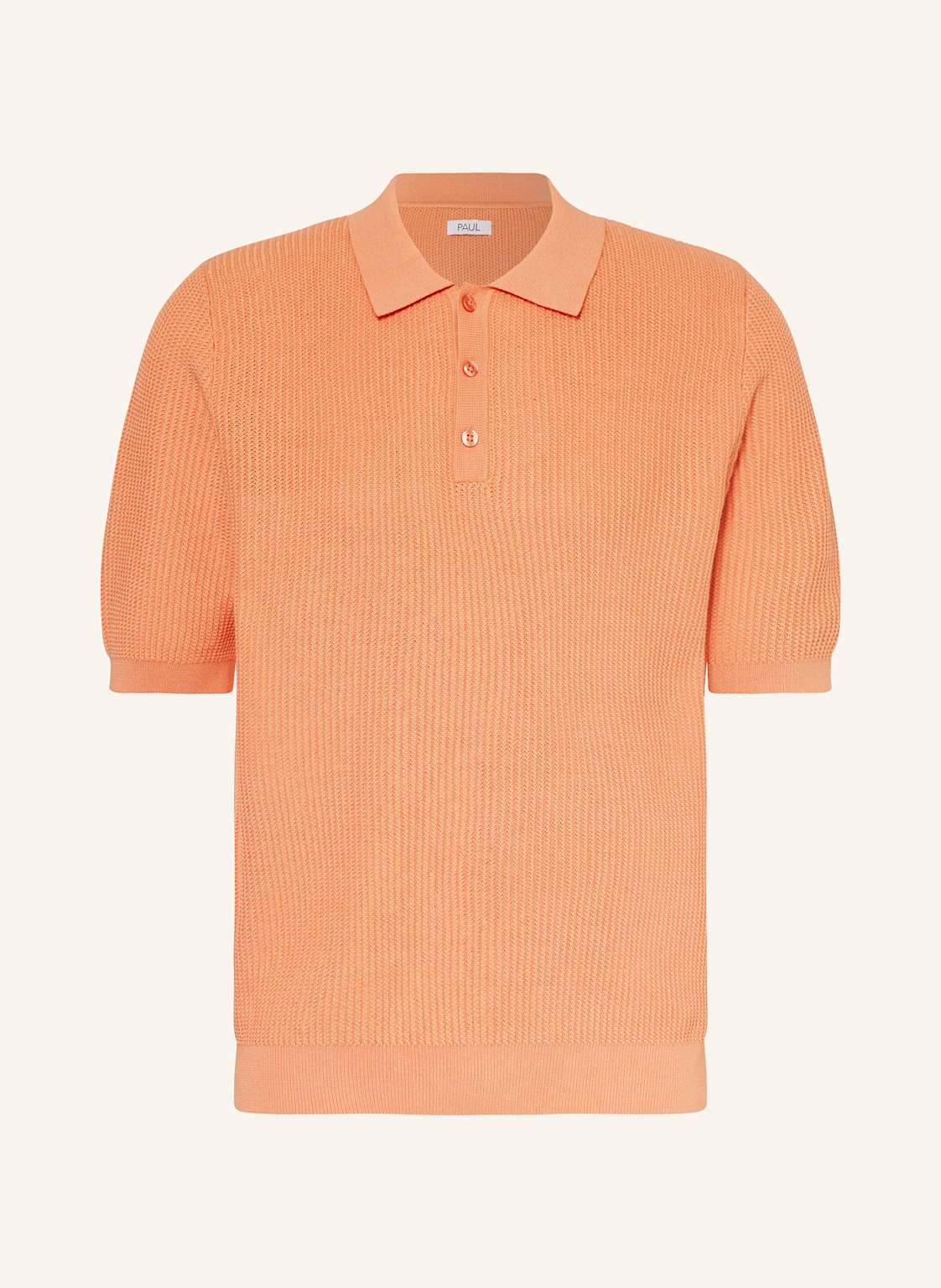 Paul Strick-Poloshirt orange Paul Strick-Poloshirt orange von PAUL