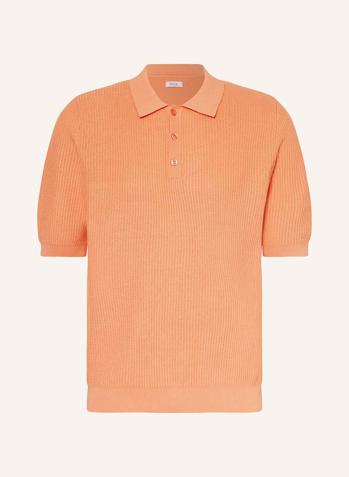 Paul Strick-Poloshirt orange von PAUL