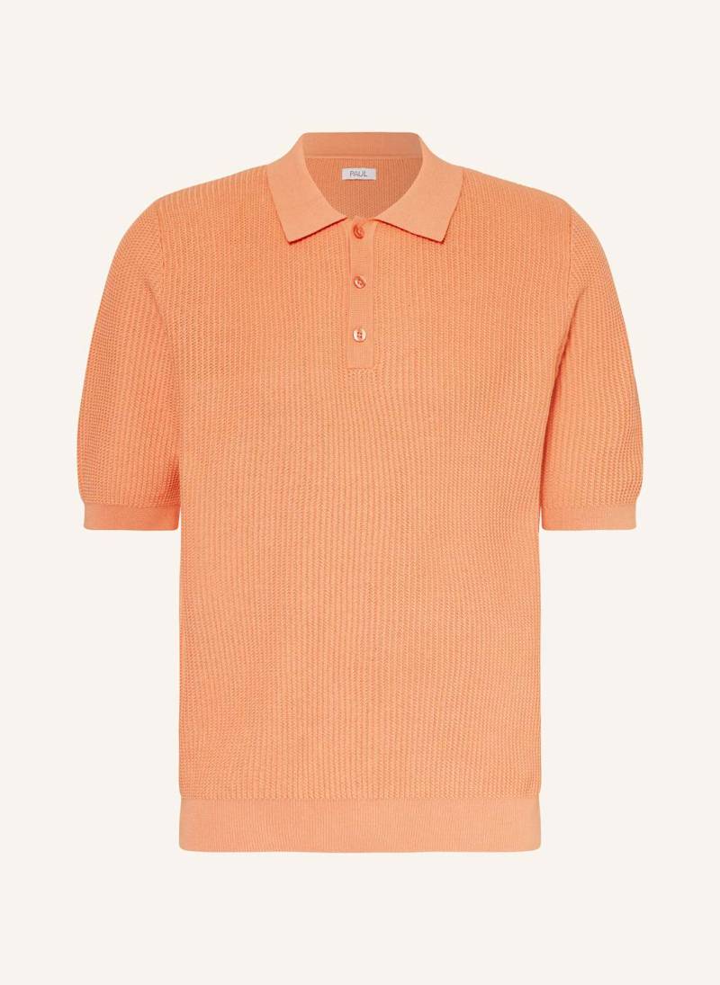 Paul Strick-Poloshirt orange Paul Strick-Poloshirt orange von PAUL
