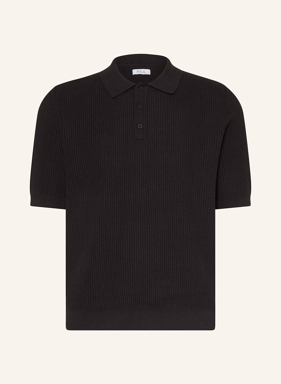 Paul Strick-Poloshirt schwarz Paul Strick-Poloshirt schwarz von PAUL