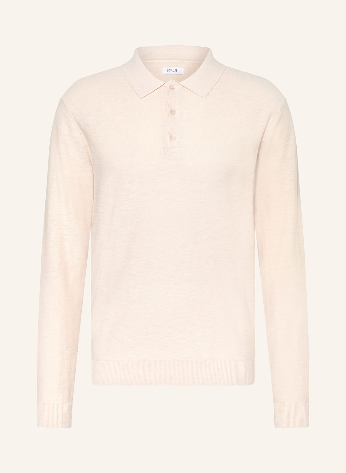 Paul Strick-Poloshirt weiss Paul Strick-Poloshirt weiss von PAUL