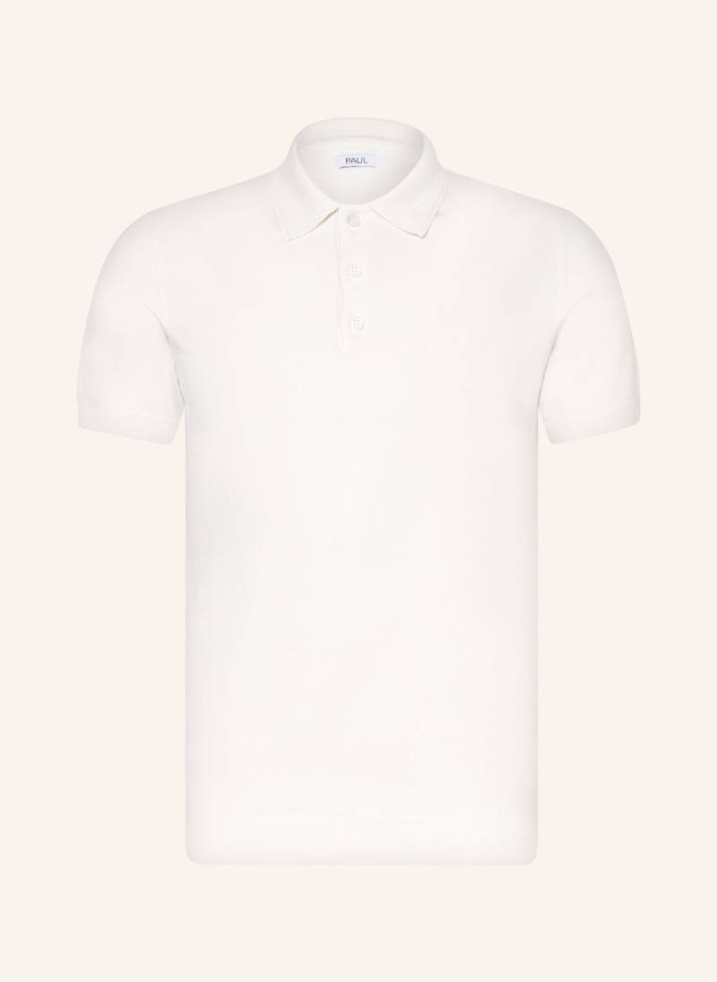 Paul Strick-Poloshirt weiss von PAUL