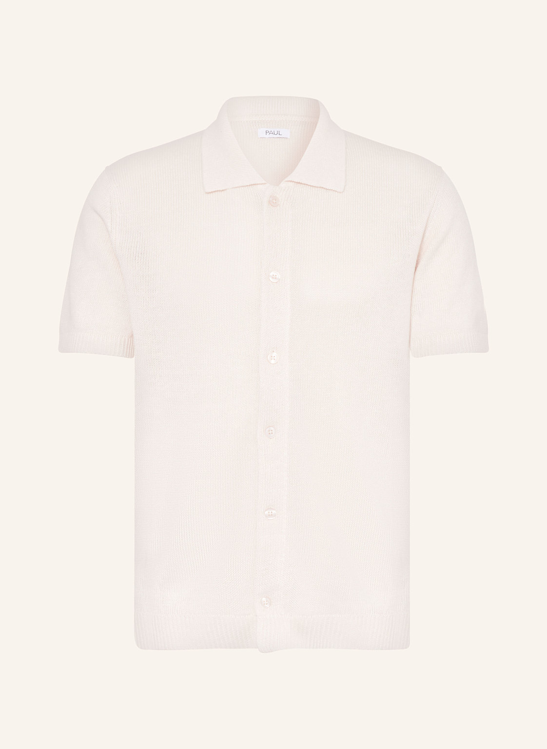 Paul Strickhemd Comfort Fit Aus Leinen weiss Paul Strickhemd Comfort Fit Aus Leinen weiss von PAUL