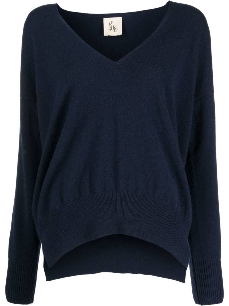 PAULA V-neck cashmere sweater - Blue von PAULA