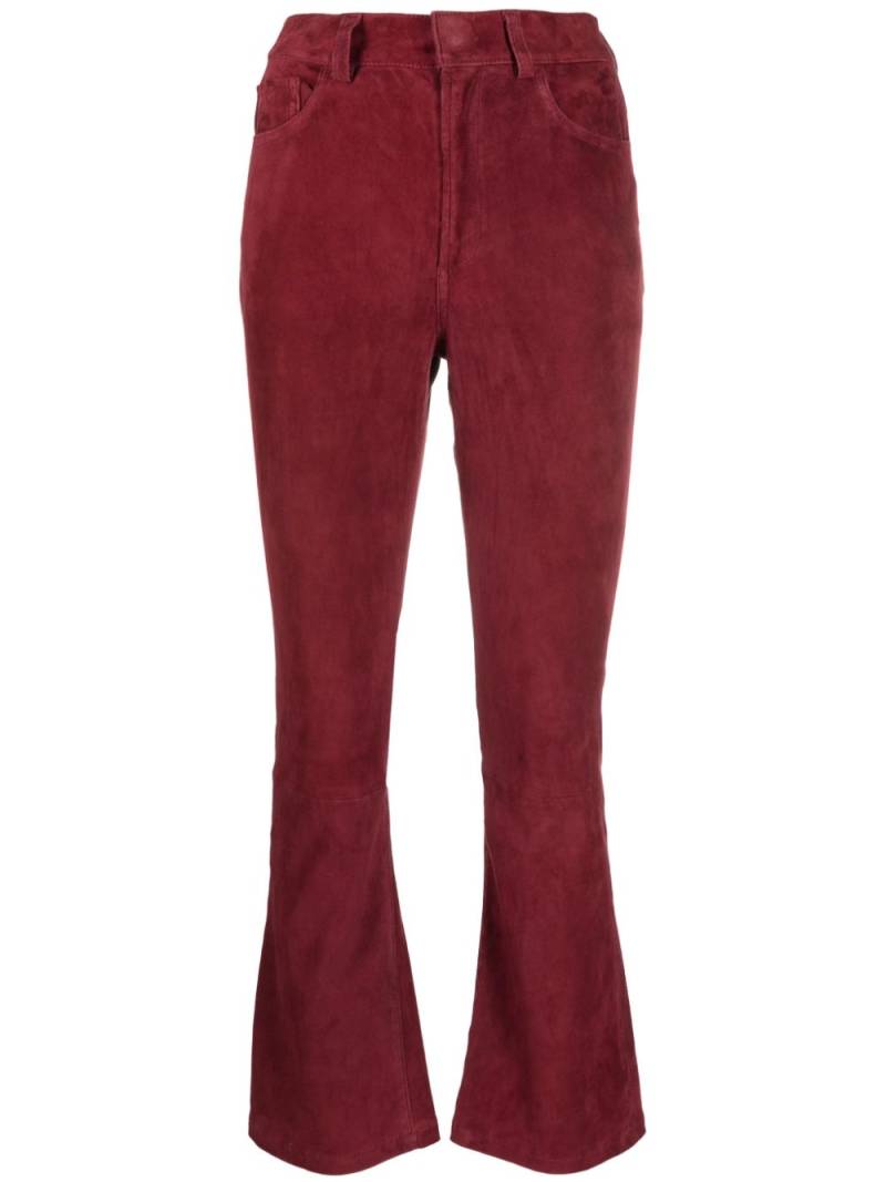 PAULA Zircon suede flared trousers von PAULA