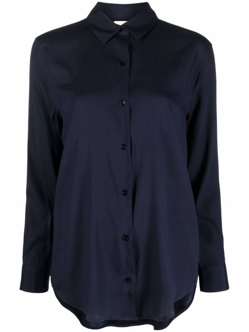 PAULA long-sleeve silk shirt - Blue von PAULA