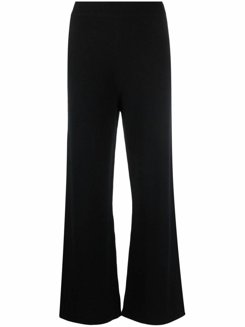 PAULA ribbed cashmere trousers - Black von PAULA