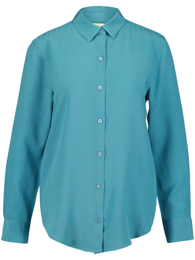 PAULA silk crepe shirt - Blue von PAULA