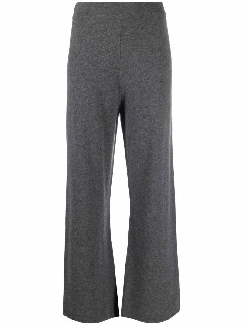 PAULA straight-leg cashmere trousers - Grey von PAULA