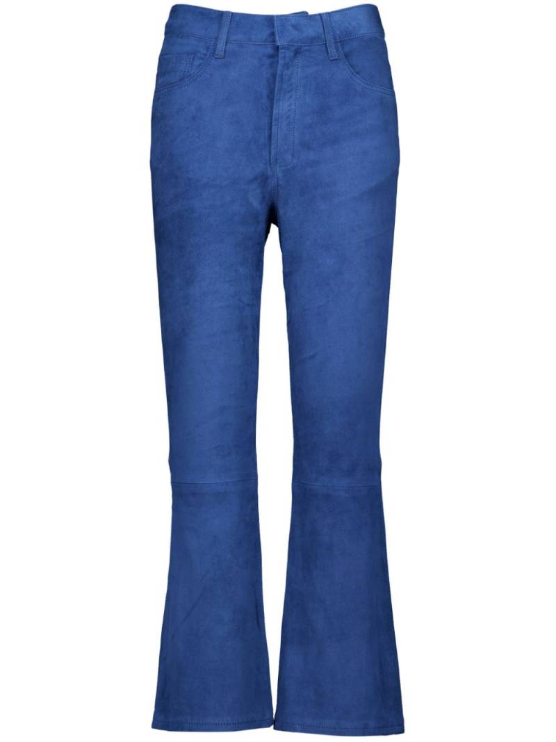 PAULA suede trousers - Blue von PAULA