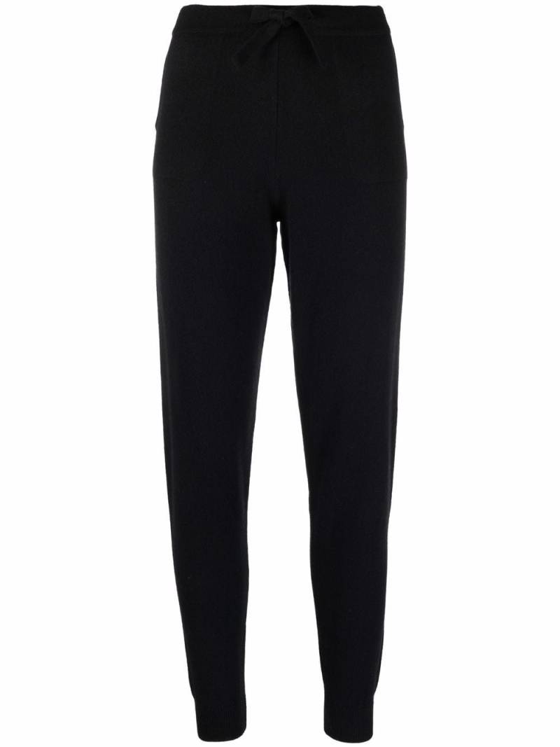 PAULA tapered-leg cashmere trousers - Black von PAULA