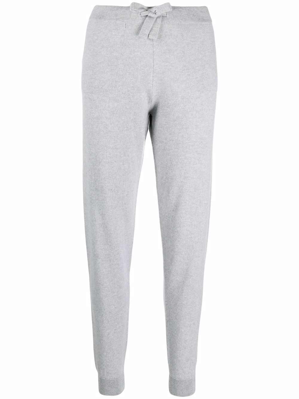 PAULA tapered-leg cashmere trousers - Grey von PAULA