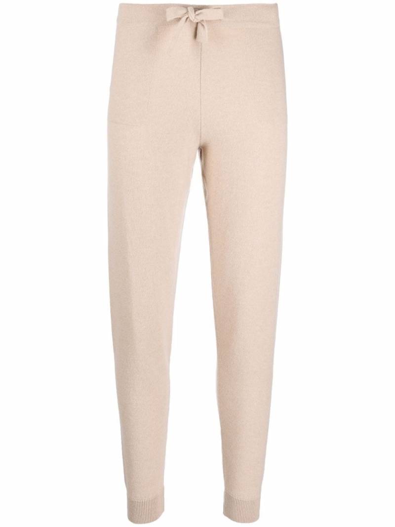 PAULA tapered-leg cashmere trousers - Neutrals von PAULA