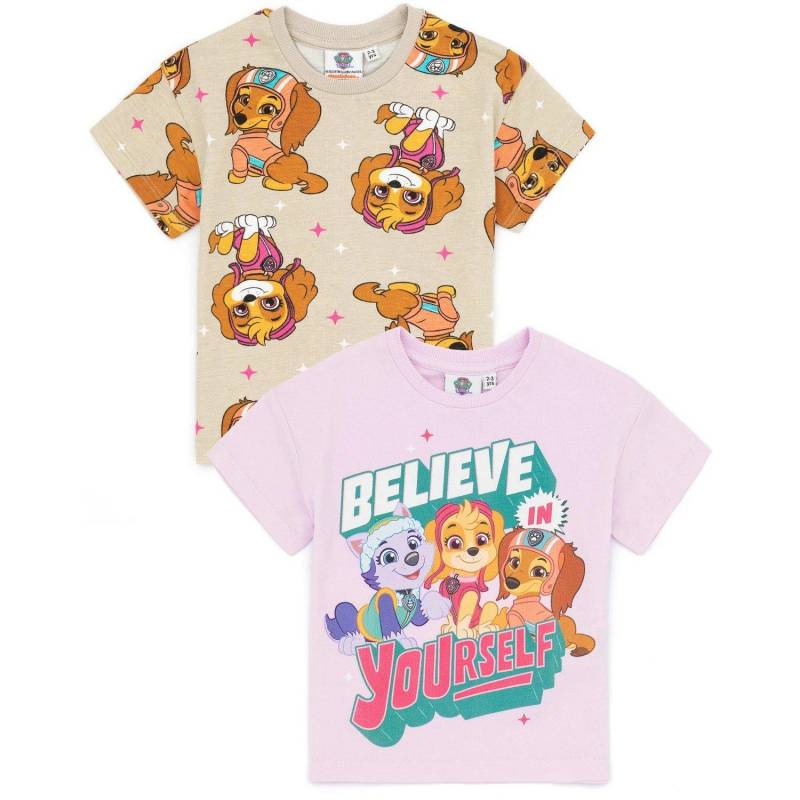 Believe In Yourself Tshirt (2erpack) Mädchen Multicolor 110 von PAW PATROL