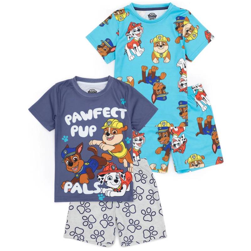 Schlafanzug Mit Shorts Unisex Multicolor 116 von PAW PATROL