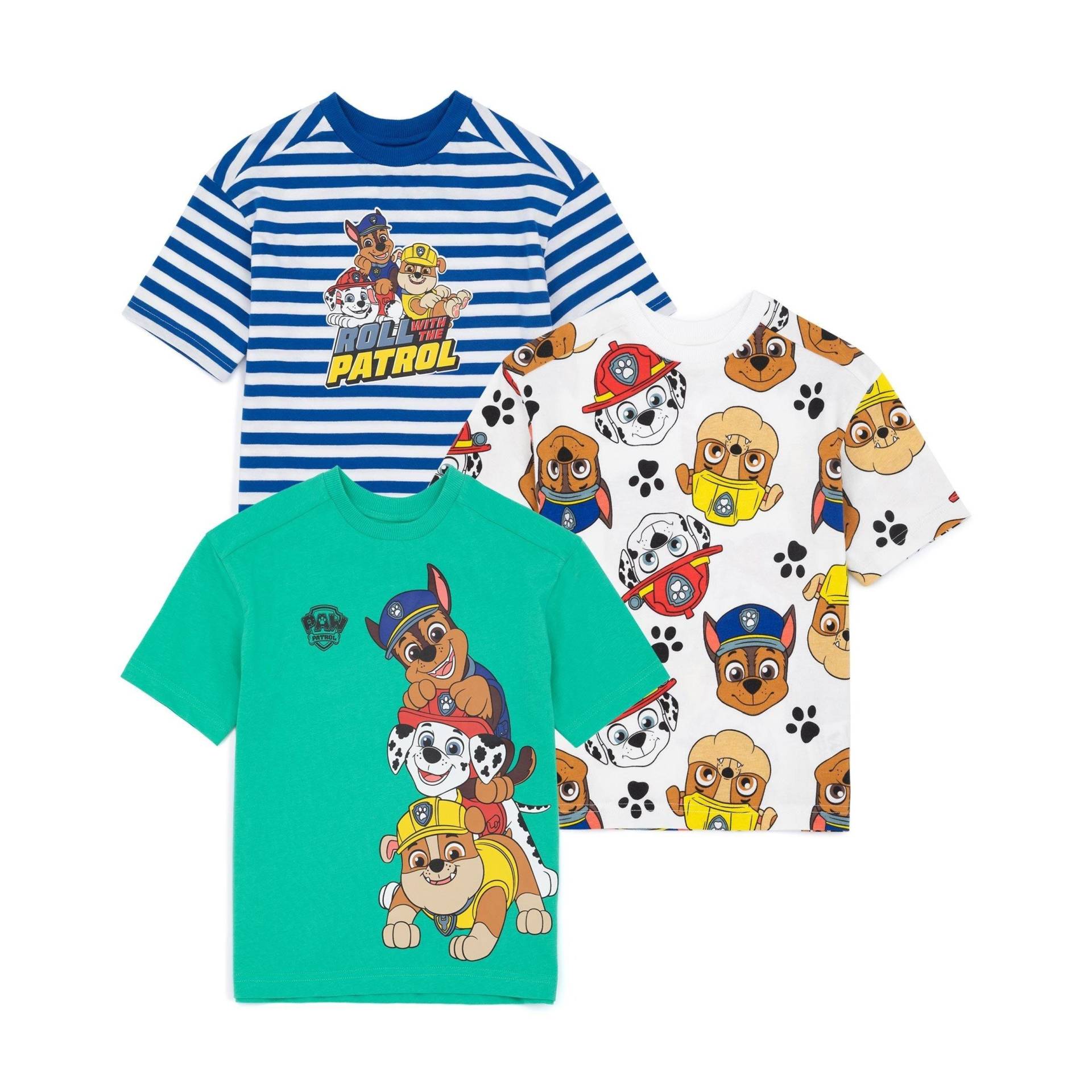 Tshirt (3erpack) Jungen Multicolor 116 von PAW PATROL