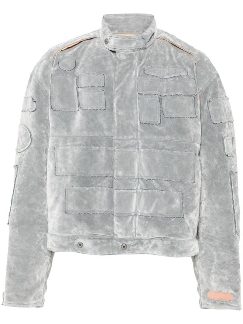 PDF The Doctor biker jacket - Grey von PDF