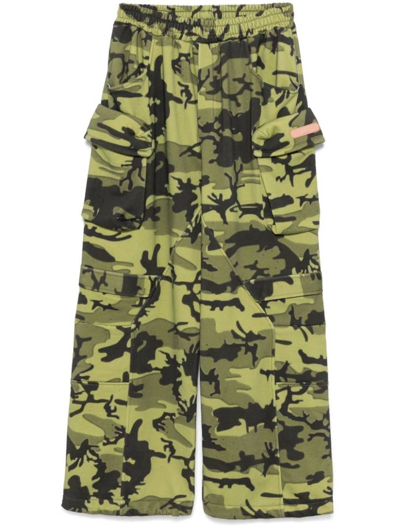 PDF camouflage-print track pants - Green von PDF