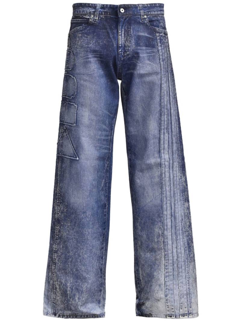 PDF wide-leg jeans - Blue von PDF