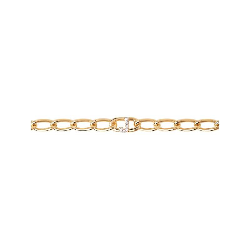 Armband Damen Gold J von PDPAOLA