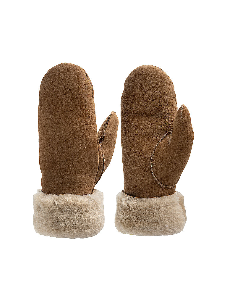 PEARLWOOD Lederhandschuhe - Fäustlinge FIONA camel | S PEARLWOOD Lederhandschuhe - Fäustlinge FIONA camel | S von PEARLWOOD