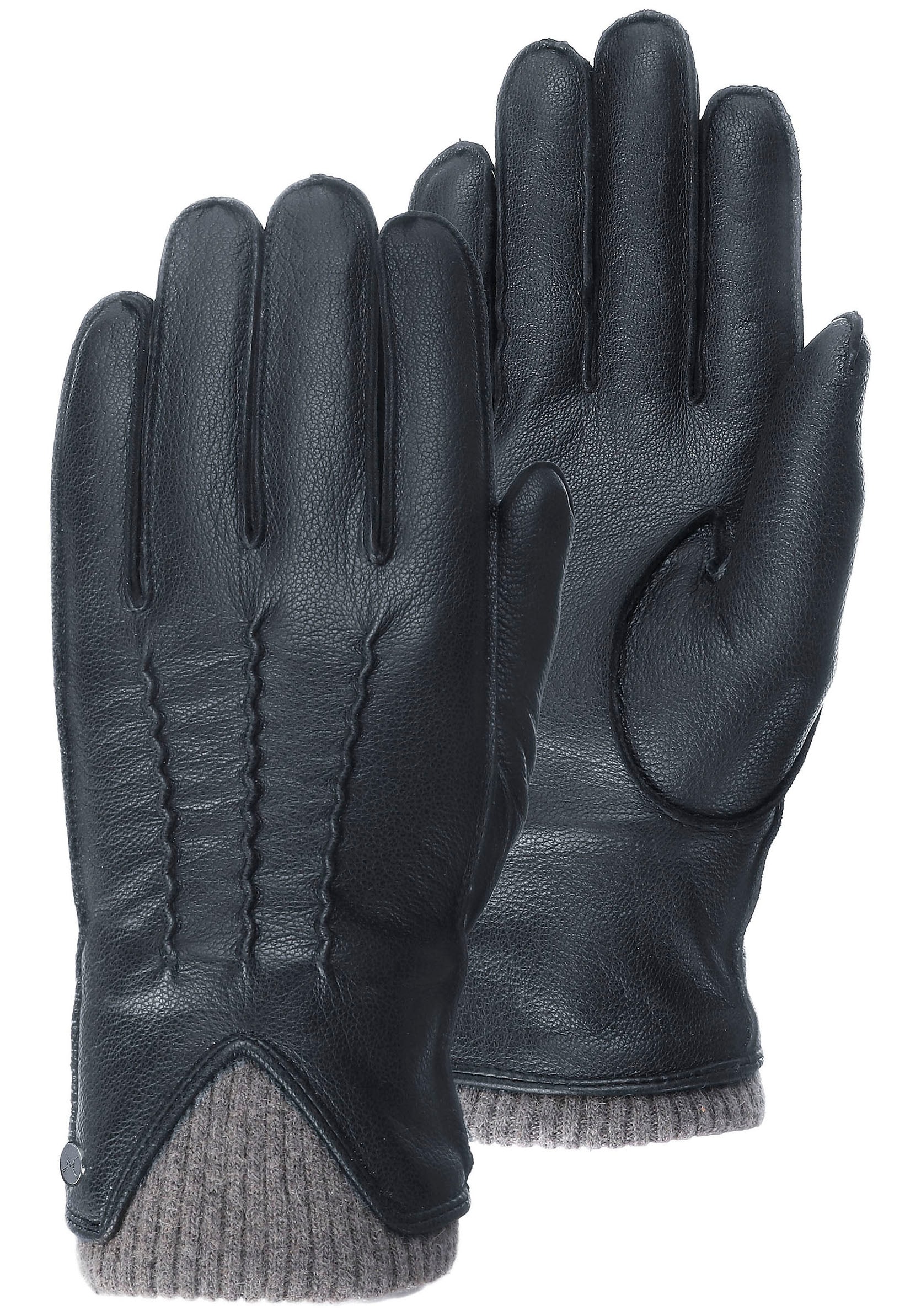 PEARLWOOD Lederhandschuhe »John«, Elastischer Bund mit dekorativer Ziernaht PEARLWOOD Lederhandschuhe »John«, Elastischer Bund mit dekorativer Ziernaht von PEARLWOOD