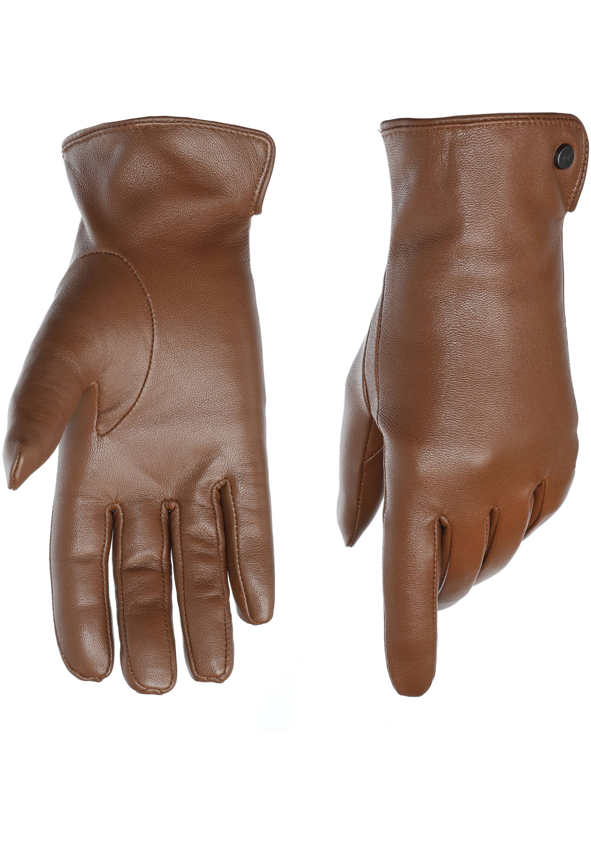 PEARLWOOD Lederhandschuhe »Pam«, Glattlederhandschuh, Seitenschlitz von PEARLWOOD
