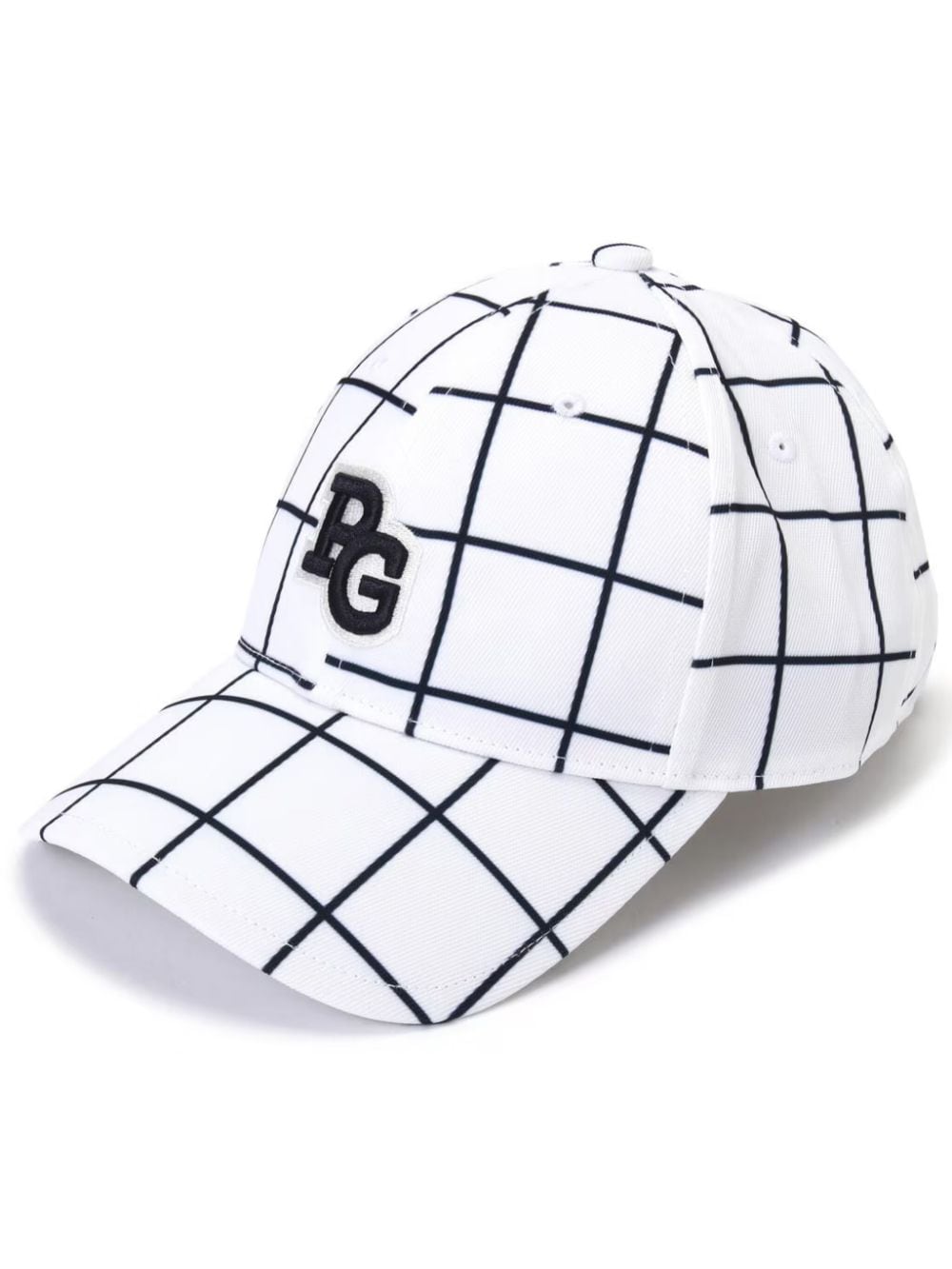 PEARLY GATES grid print cap - White von PEARLY GATES