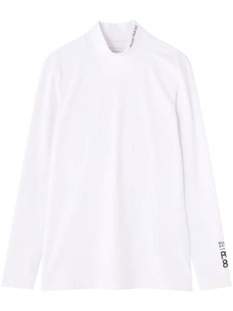 PEARLY GATES logo-print high-neck jumper - White von PEARLY GATES