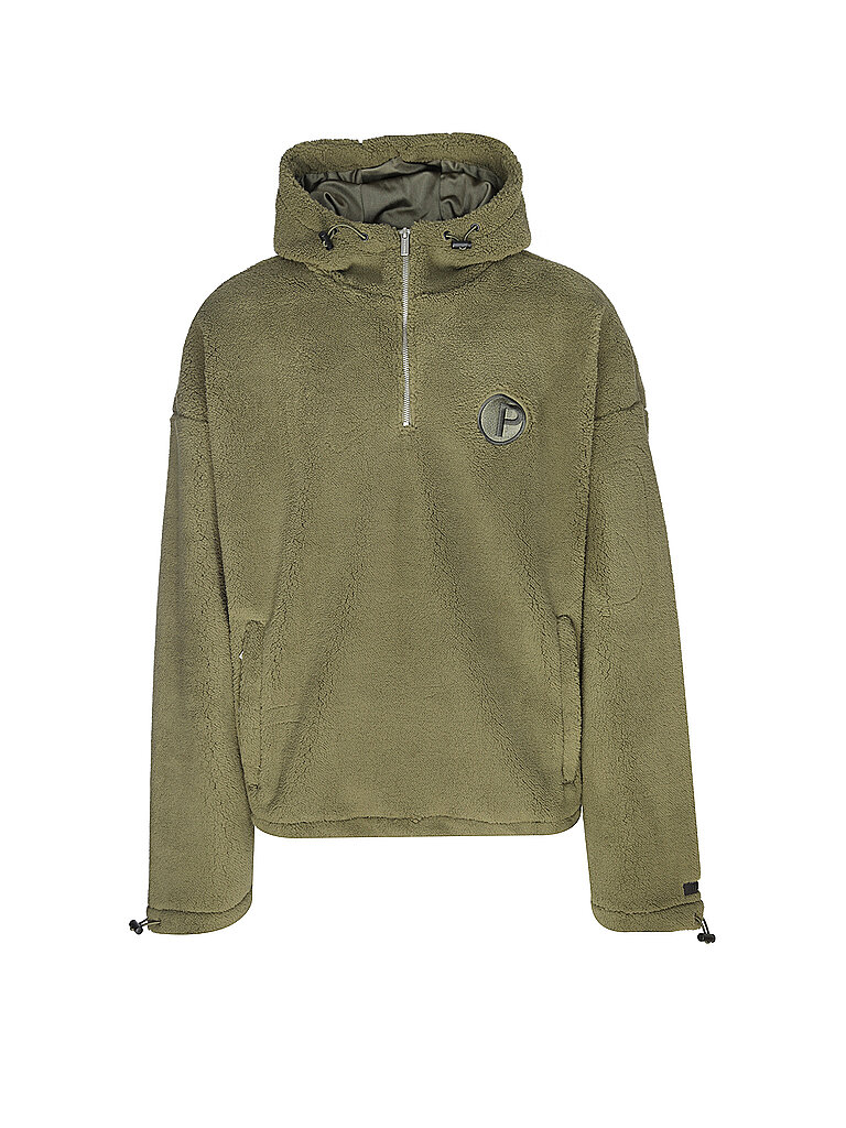 PEGADOR Kapuzensweater - Hoodie FALL TEDDY olive | L von PEGADOR