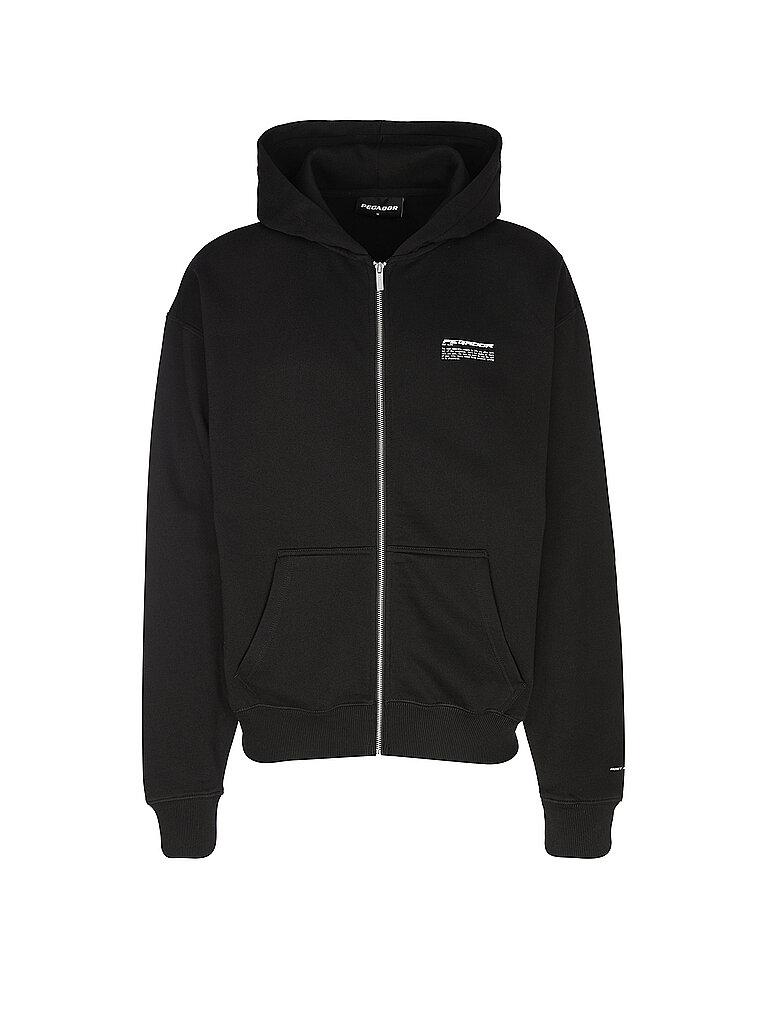 PEGADOR Sweatjacke CHASE schwarz | XXL von PEGADOR