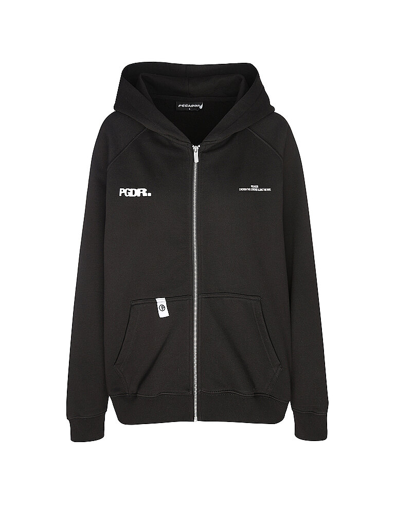 PEGADOR Sweatjacke DEE schwarz | L