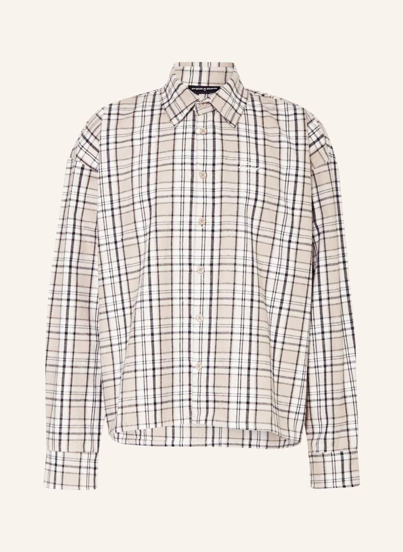 Pegador Flanellhemd Bevill Oversized Fit beige von PEGADOR