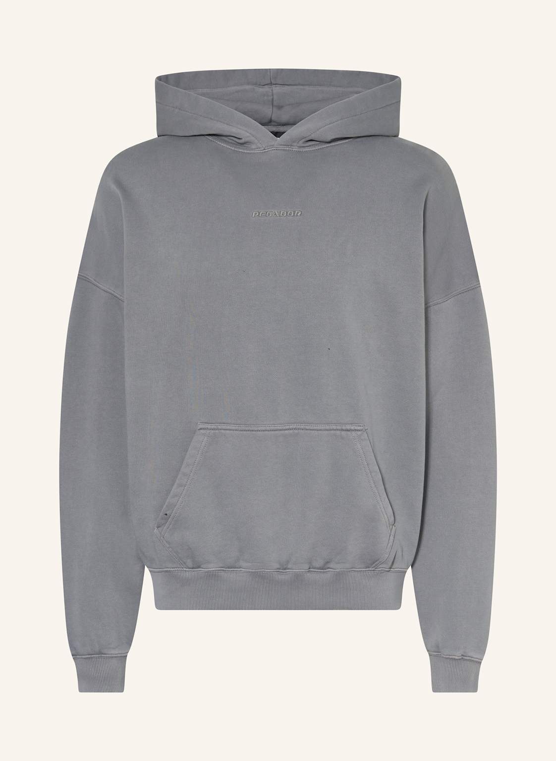 Pegador Hoodie Logo grau von PEGADOR