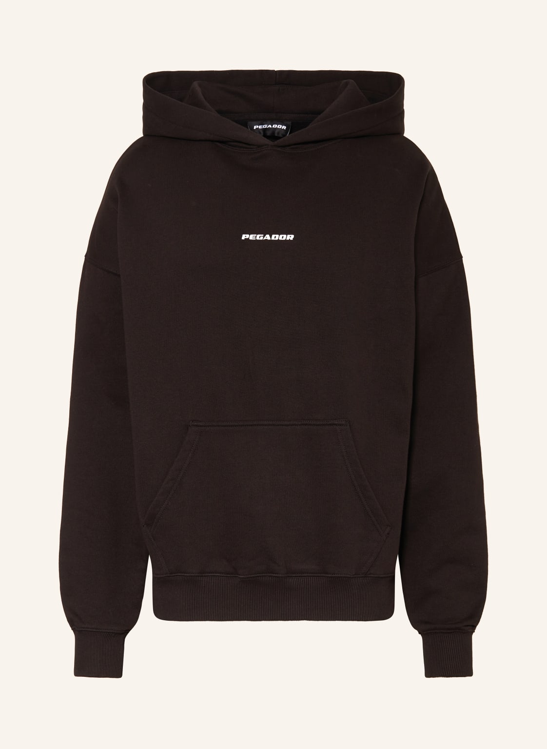 Pegador Hoodie Logo schwarz von PEGADOR