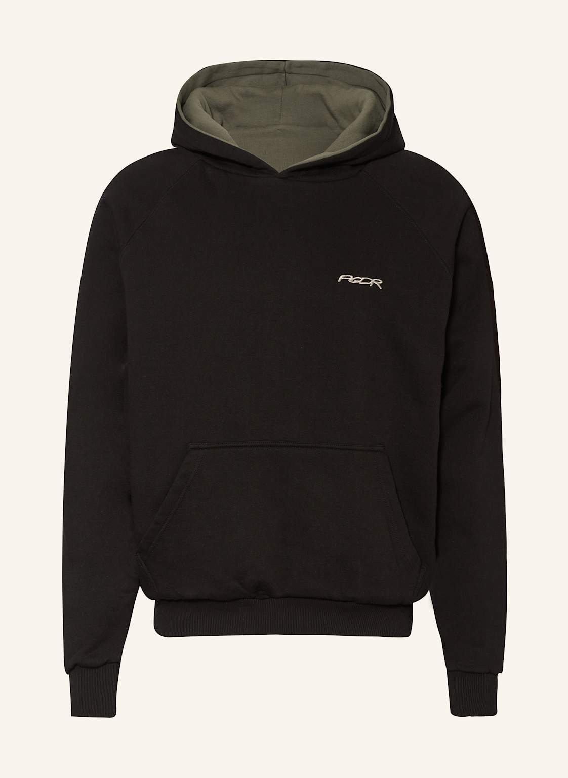 Pegador Hoodie Zum Wenden schwarz von PEGADOR