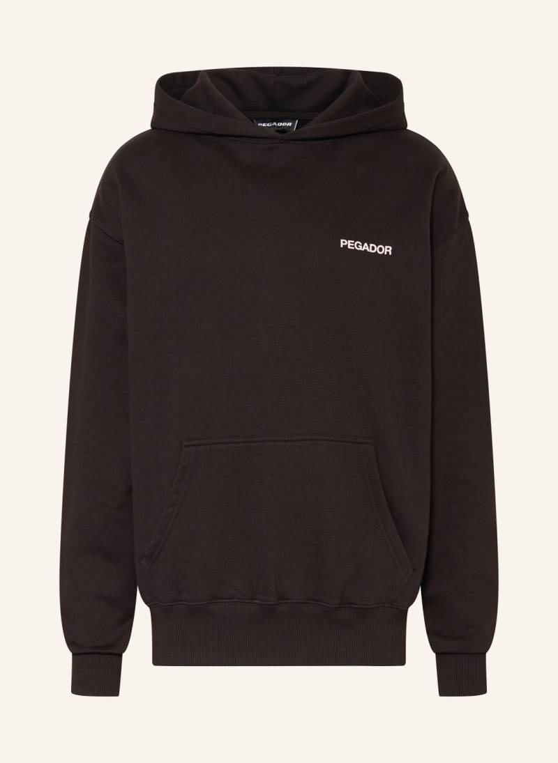 Pegador Oversized-Hoodie Aleso schwarz von PEGADOR