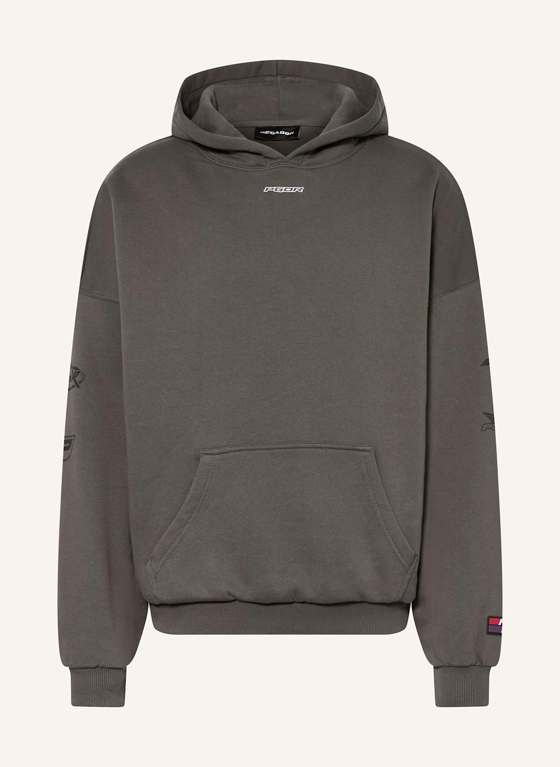 Pegador Oversized-Hoodie Eroke grau von PEGADOR