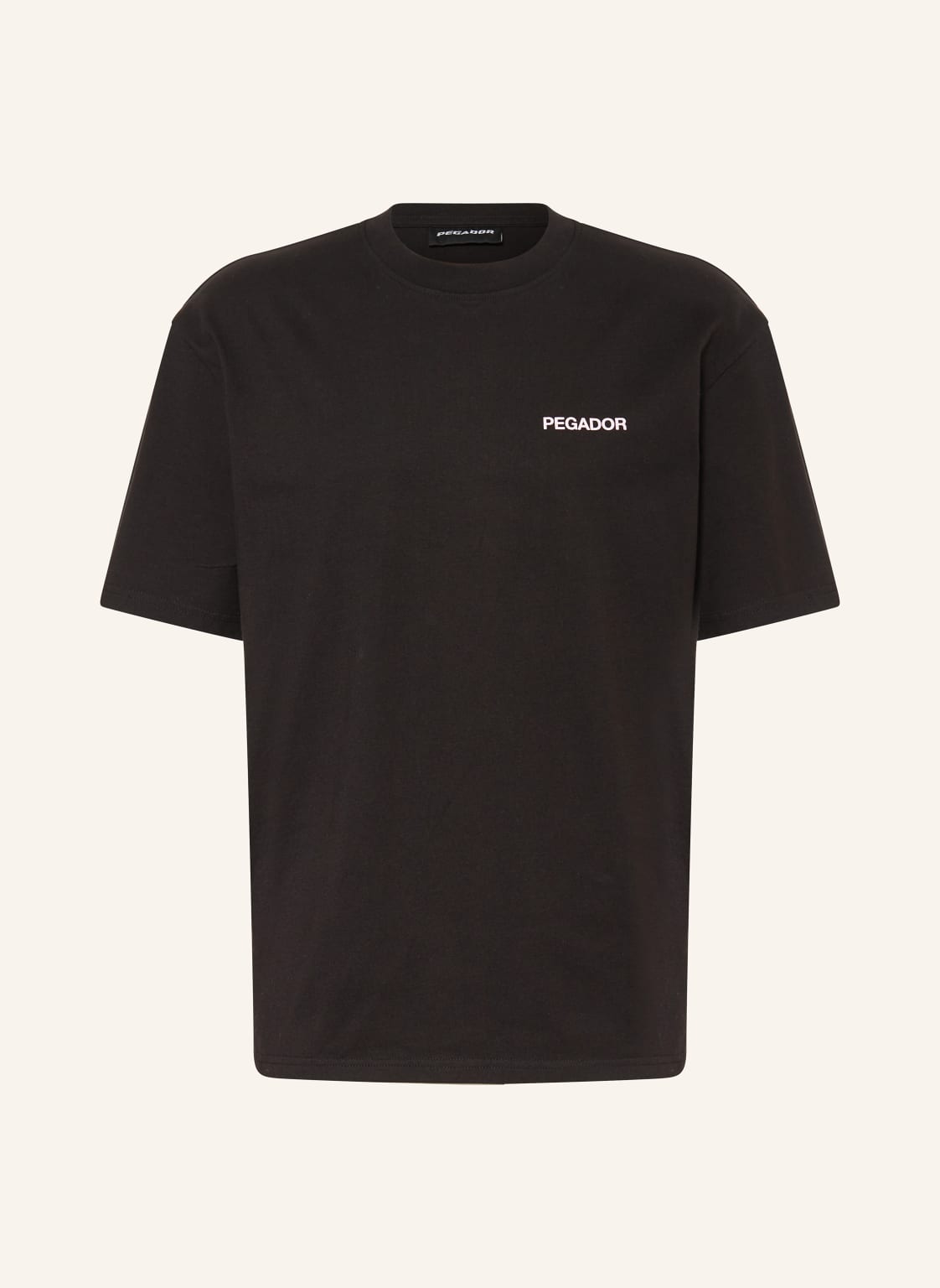 Pegador Oversized-Shirt Aleso schwarz von PEGADOR