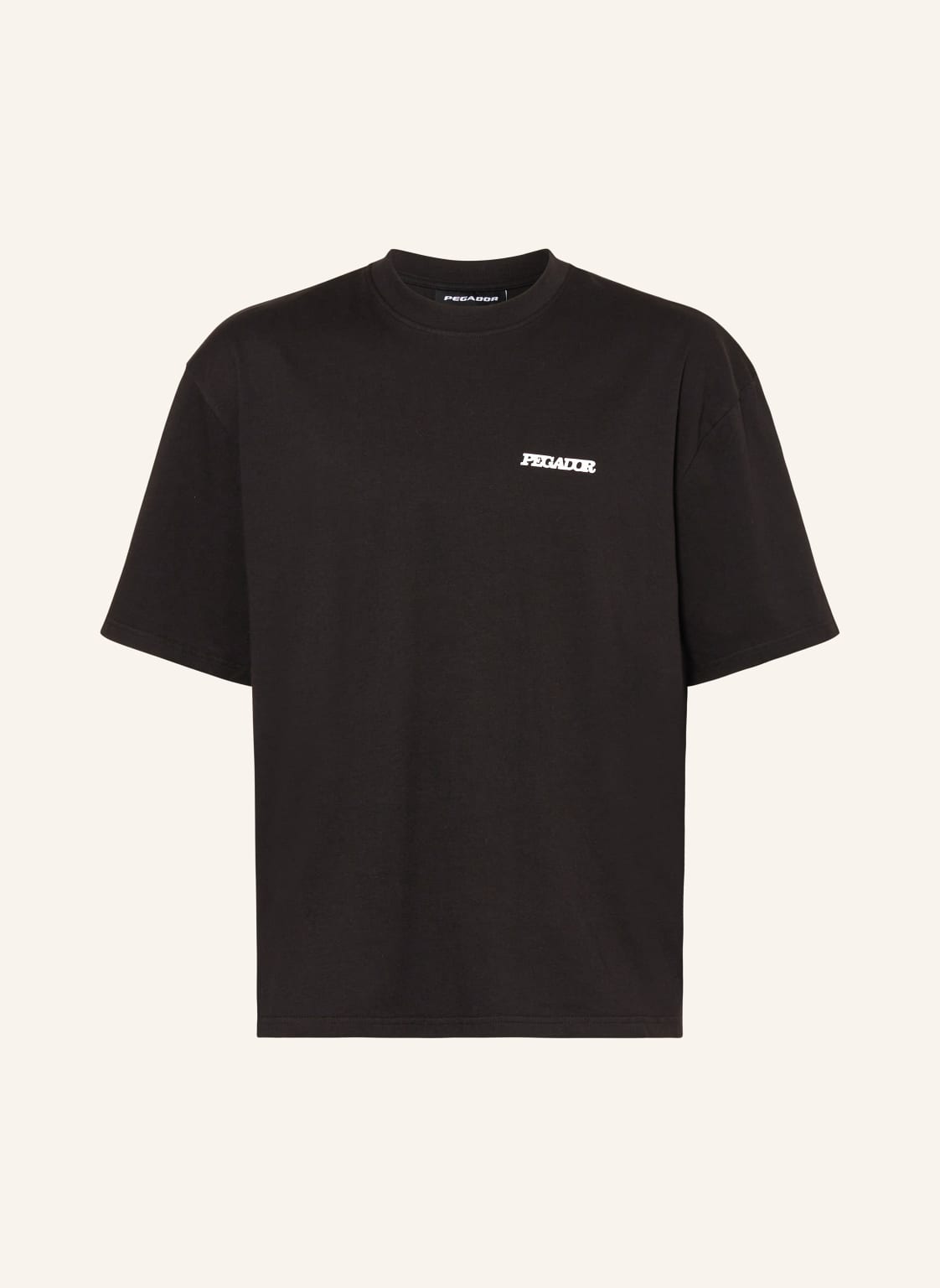 Pegador Oversized-Shirt Bass schwarz von PEGADOR