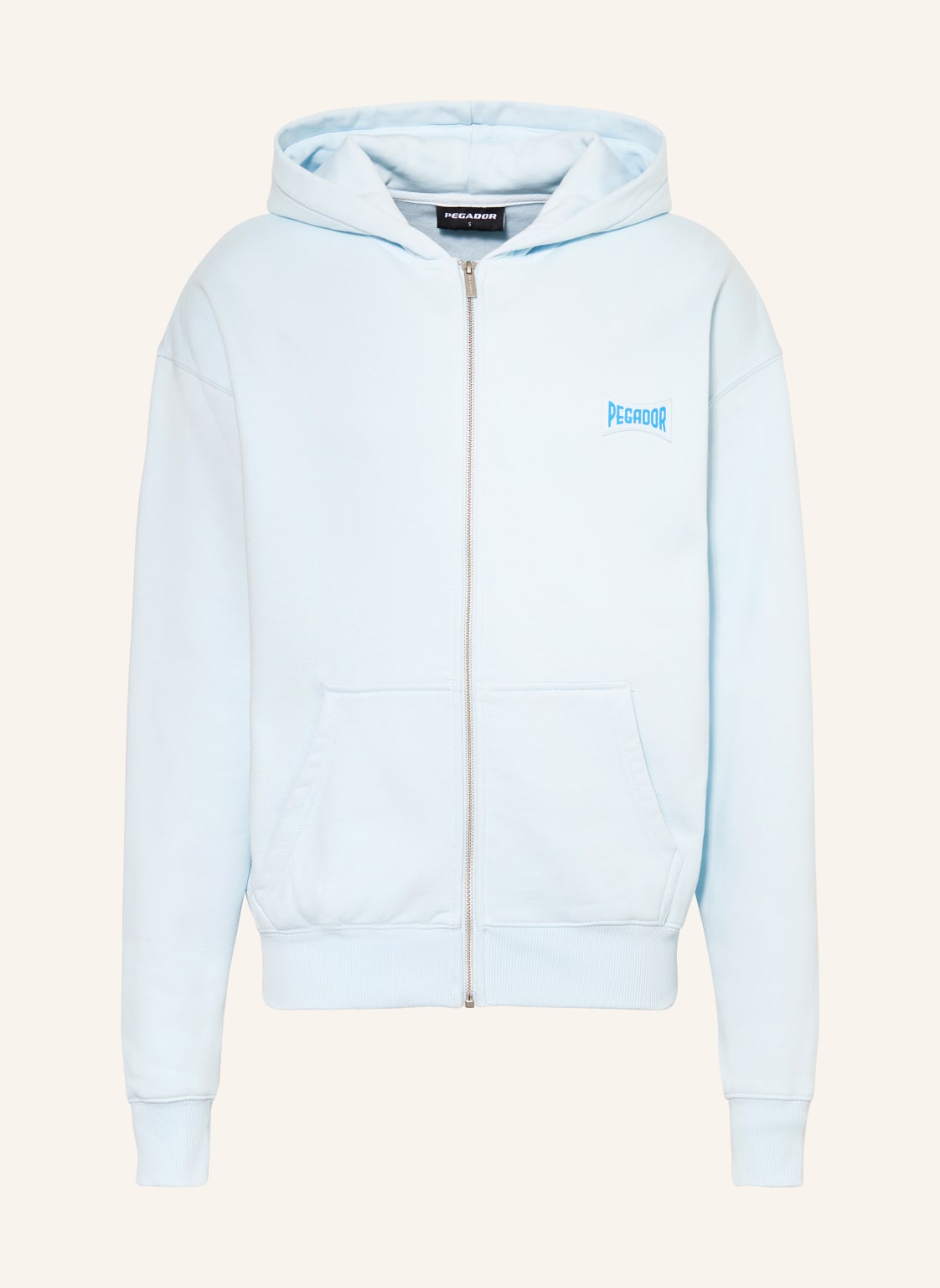 Pegador Oversized-Sweatjacke Dacko blau von PEGADOR