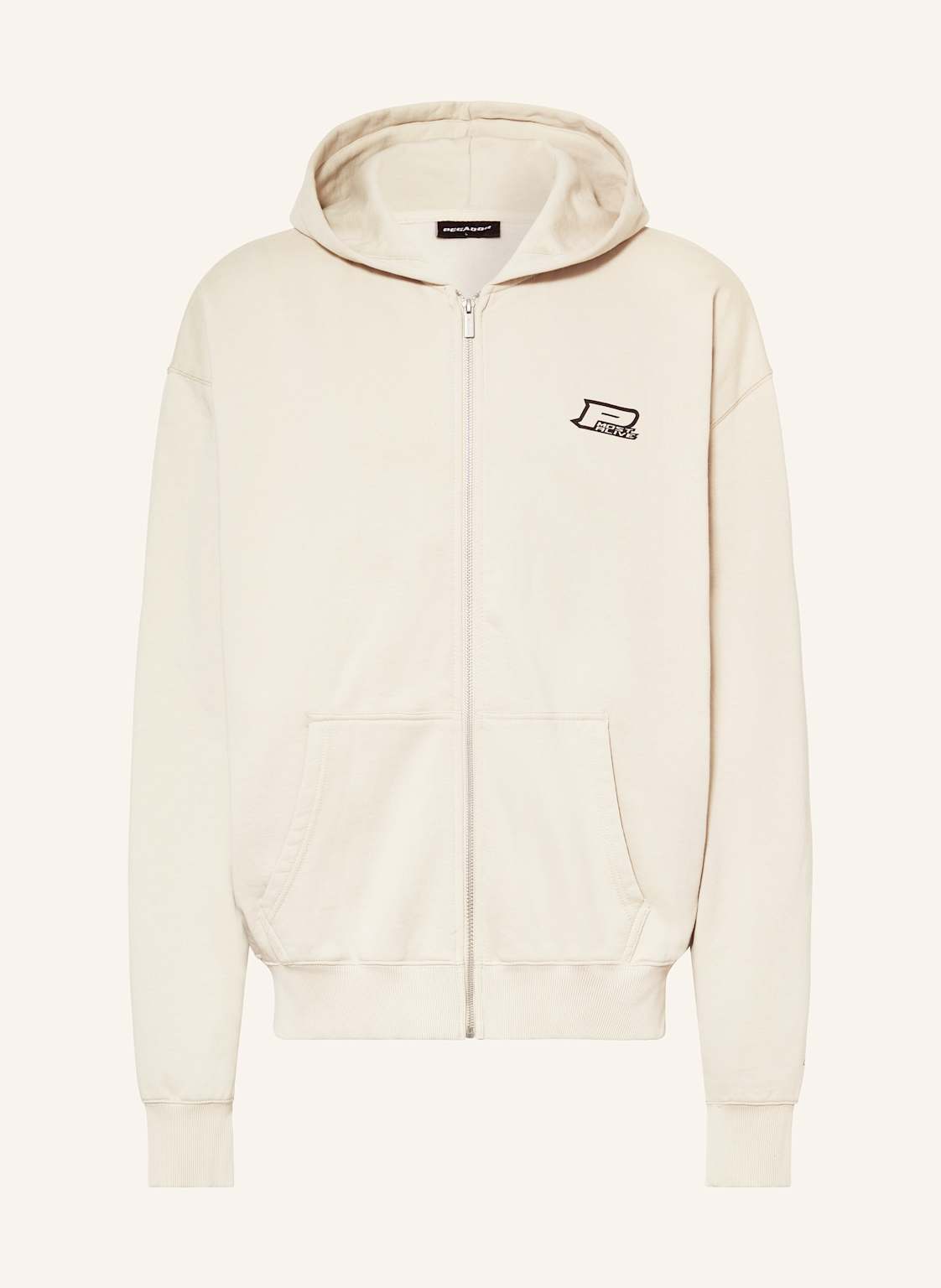 Pegador Oversized-Sweatjacke Fox beige von PEGADOR