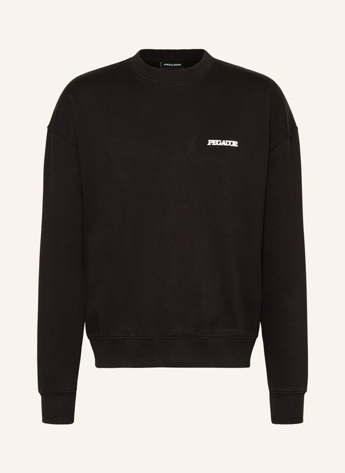 Pegador Oversized-Sweatshirt Bass schwarz von PEGADOR