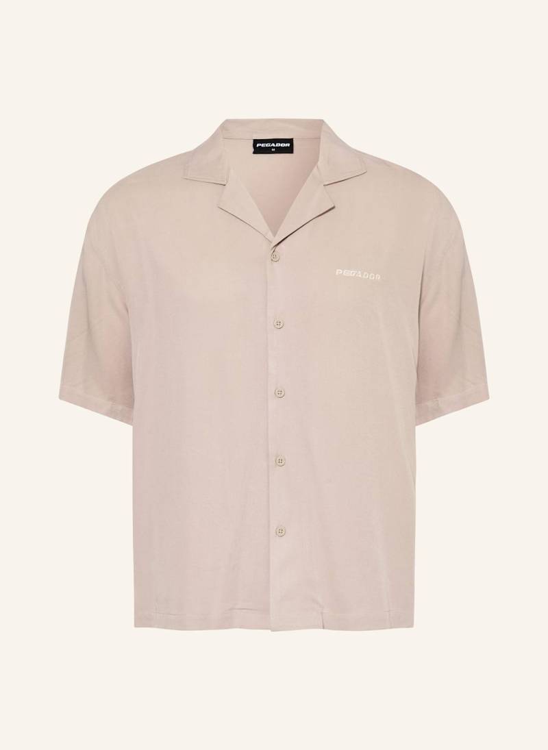 Pegador Resorthemd Comfort Fit beige von PEGADOR