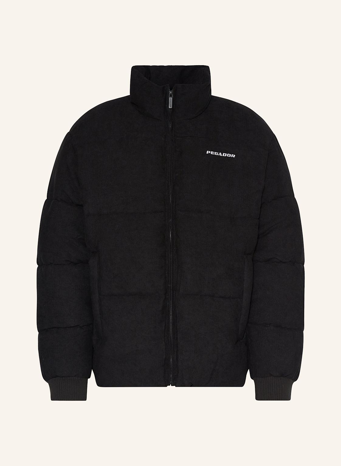 Pegador Steppjacke Solin Aus Cord schwarz von PEGADOR