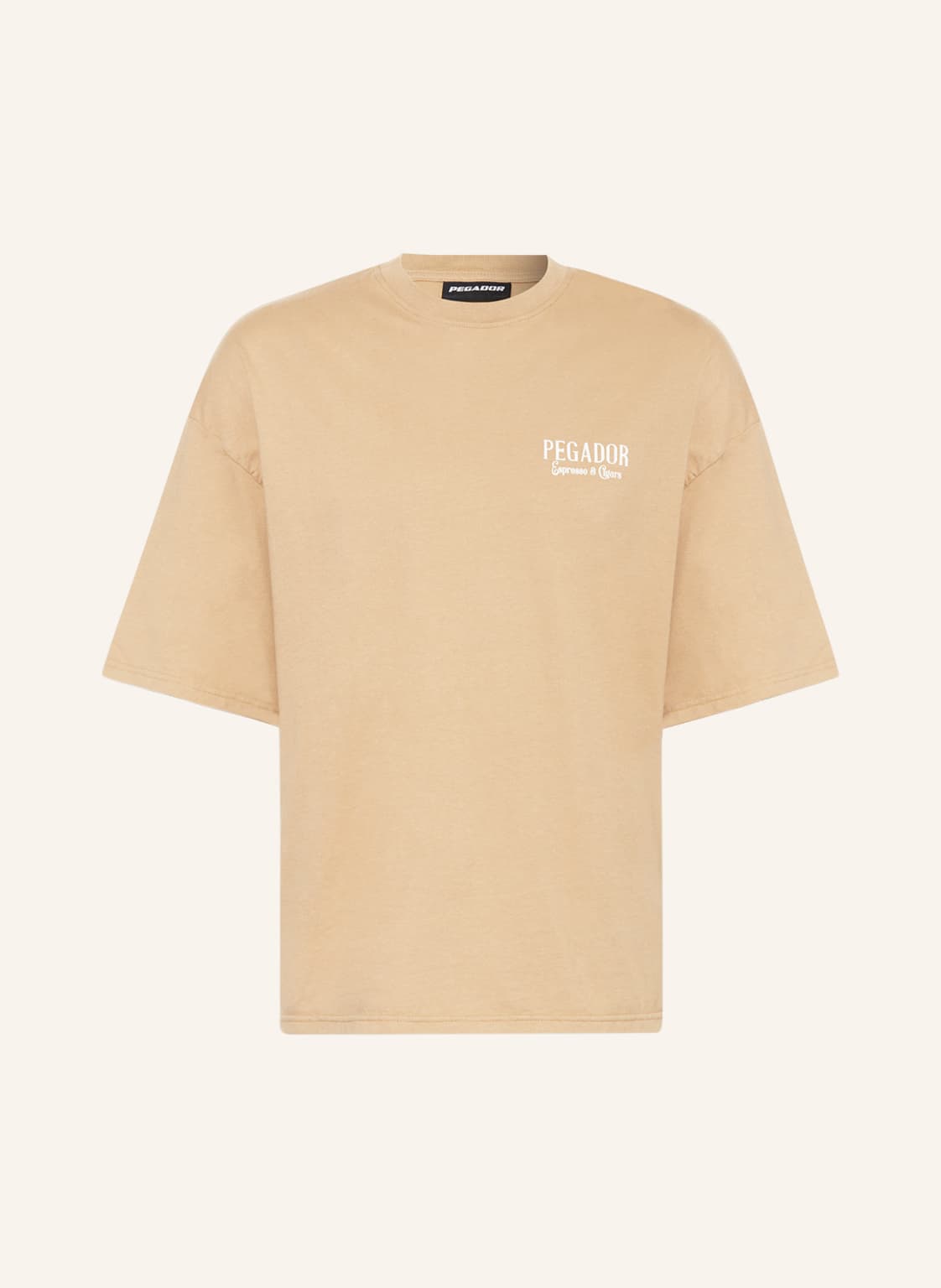 Pegador T-Shirt Racoon beige von PEGADOR