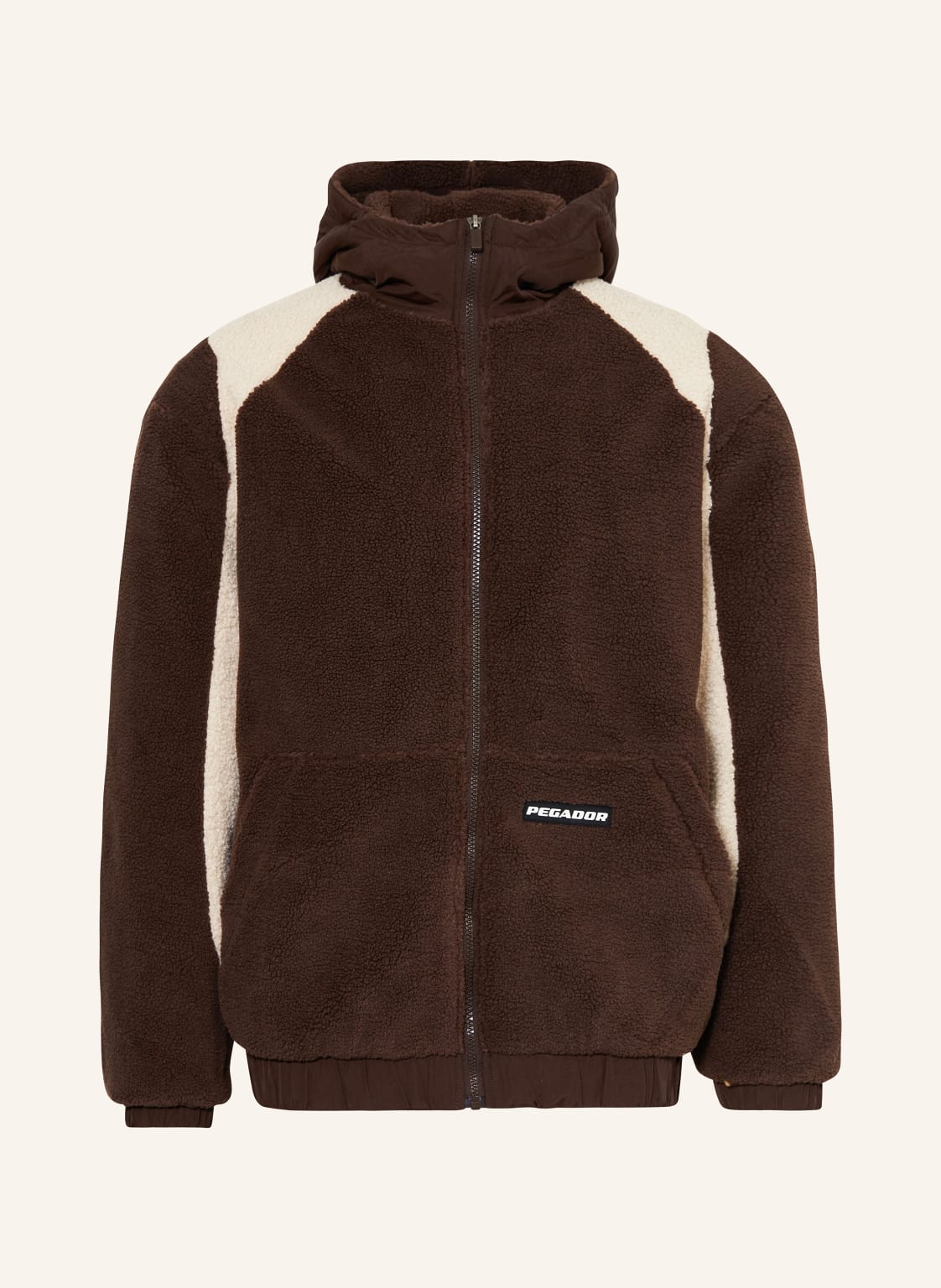 Pegador Teddyfell-Jacke braun von PEGADOR